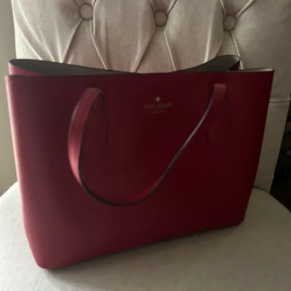 Kate Spade Red Tote Bag/Purse - Picture 2 of 4